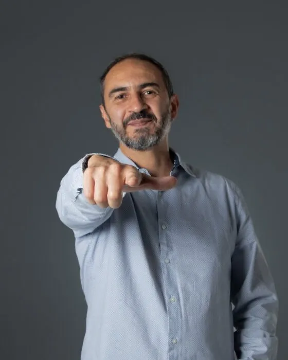 Retrato de Cao Quintas.
